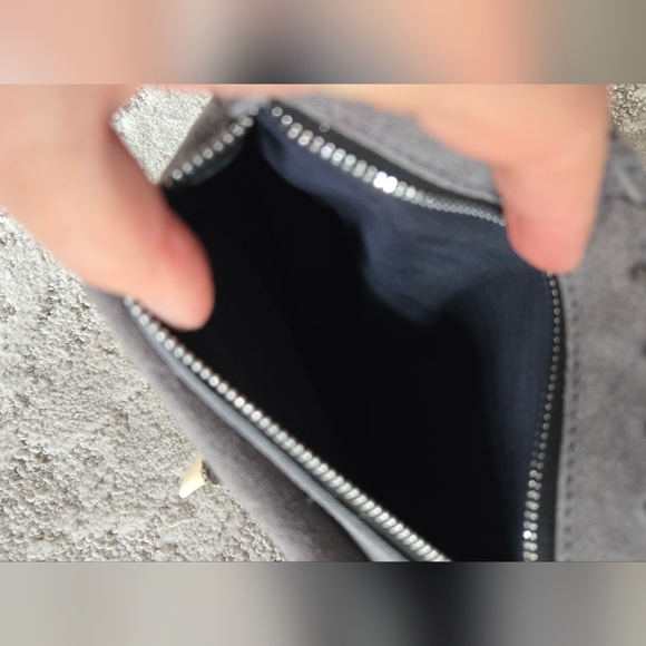 NWT, Raj, Gray Suede Belt Bag - Picture 5 of 7